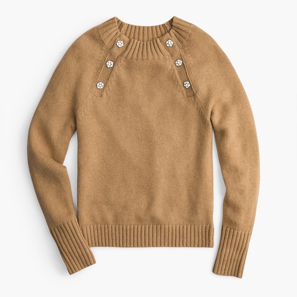 J. Crew Sweaters - J. Crew Sweater with Jeweled Buttons K5299